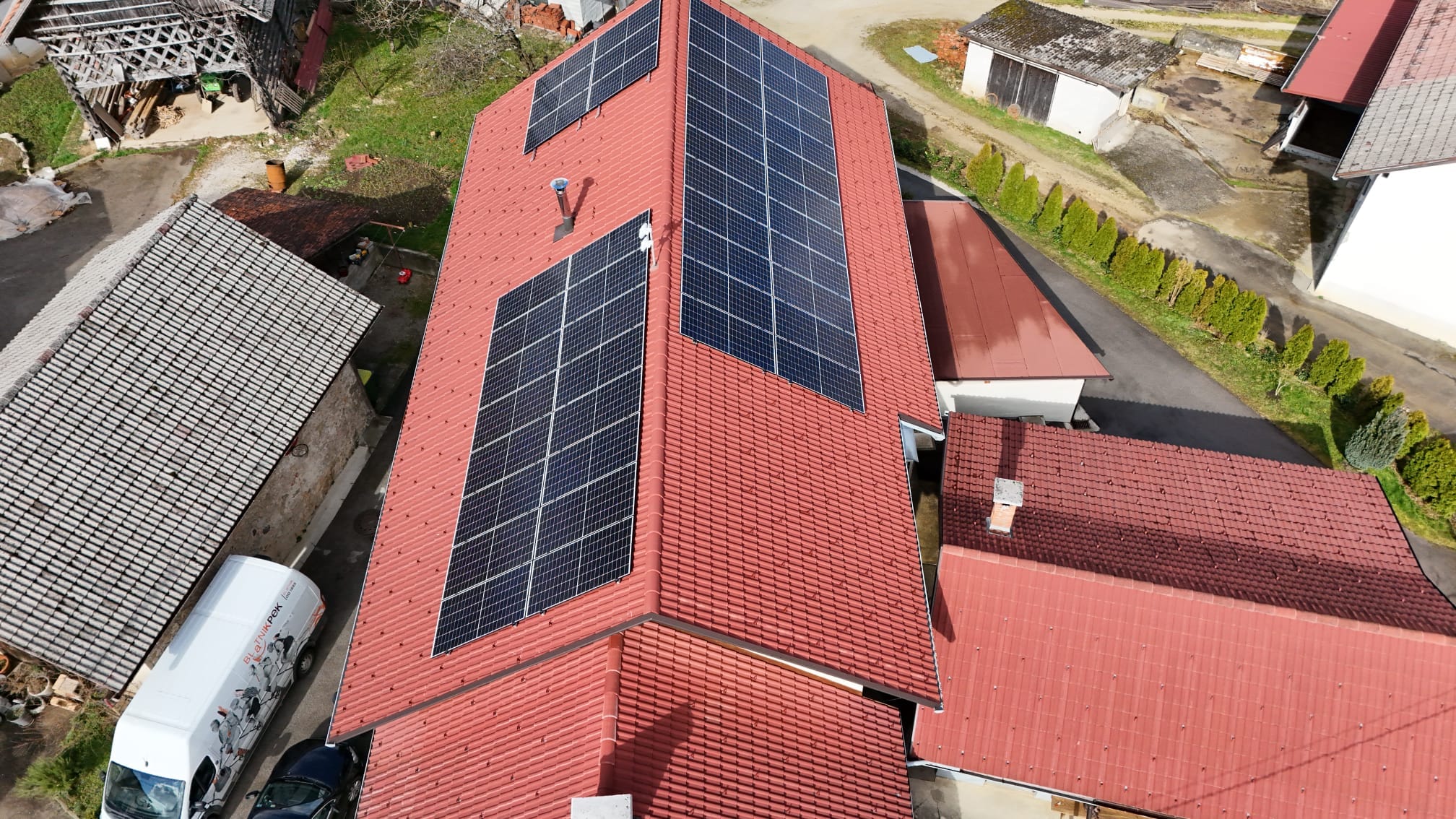 Sončna elektrarna montaža referenca 3